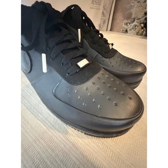 Nike Air Force 1 Posite FL Max QS Triple Black Foamposite AF1 Size 10 548968-010 - Picture 8 of 14